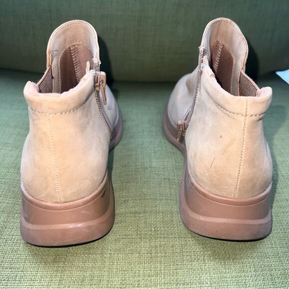 Naturalizer NEW Genn-Swerve Women's Zipper Round Toe Booties Tan Size 5 - Picture 6 of 10